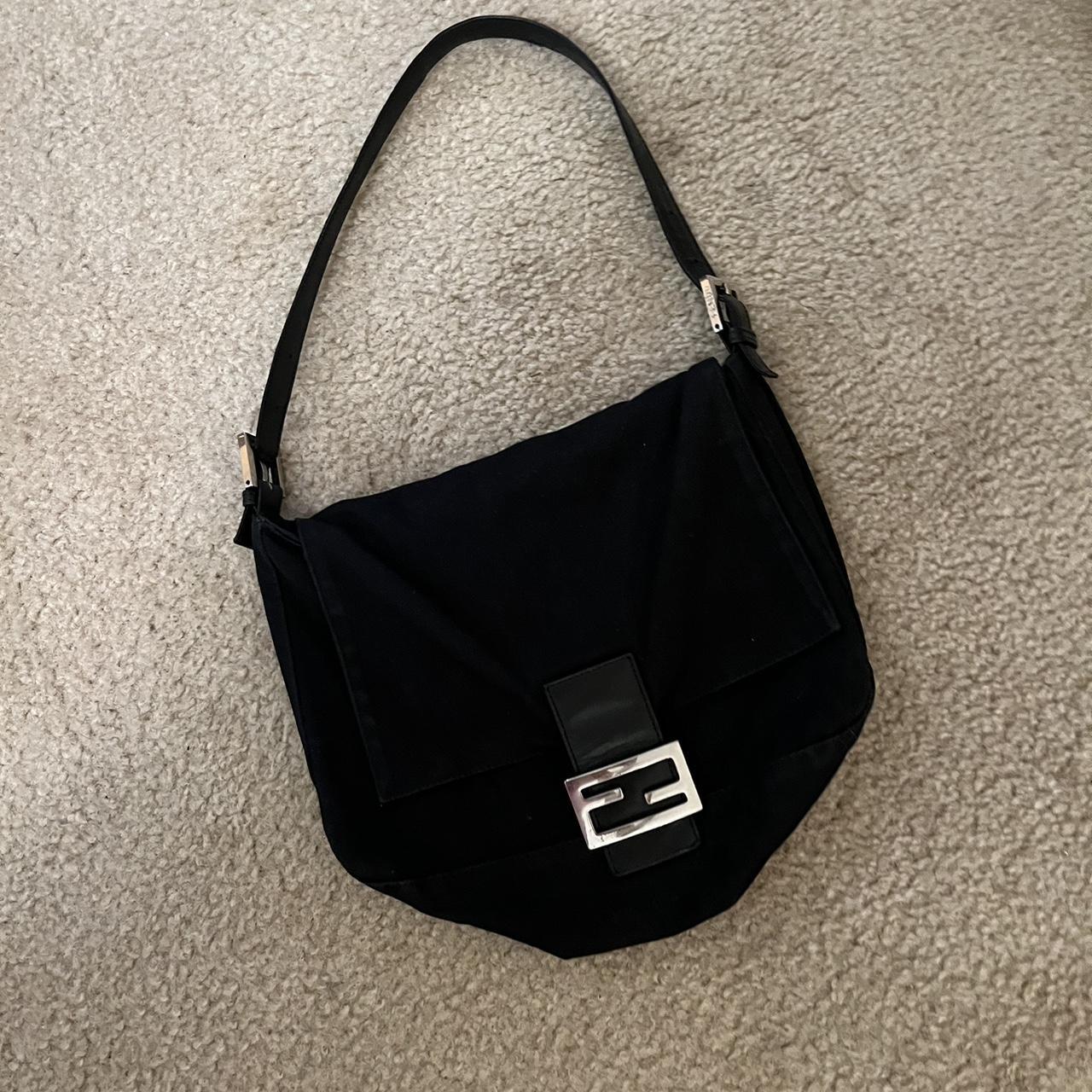 Vintage Fendi black shoulder purse See pictures for - Depop