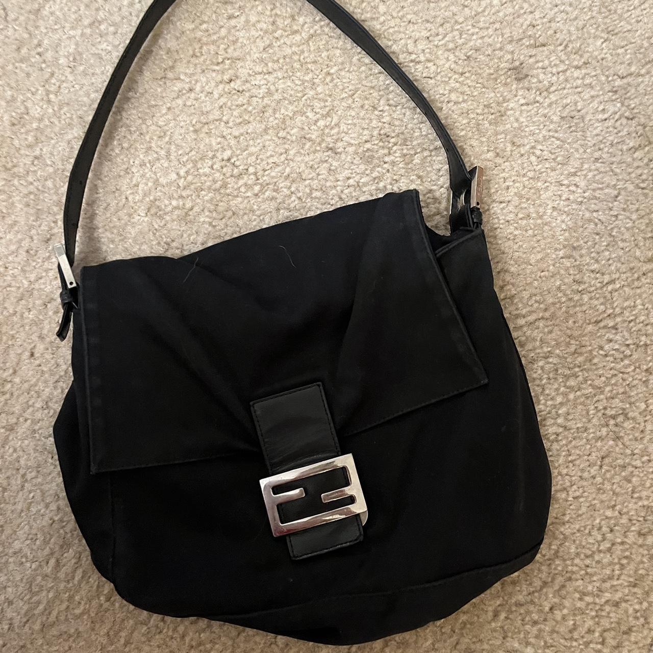 Vintage Fendi black shoulder purse See pictures for - Depop