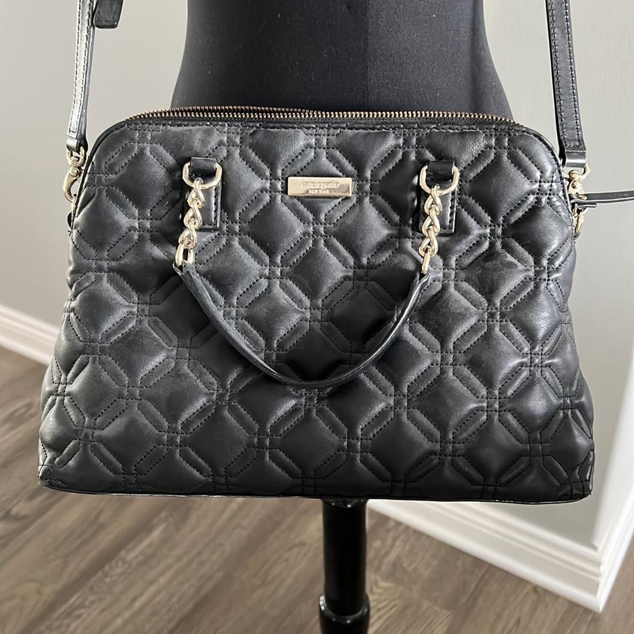 Kate spade discount quilted black bag