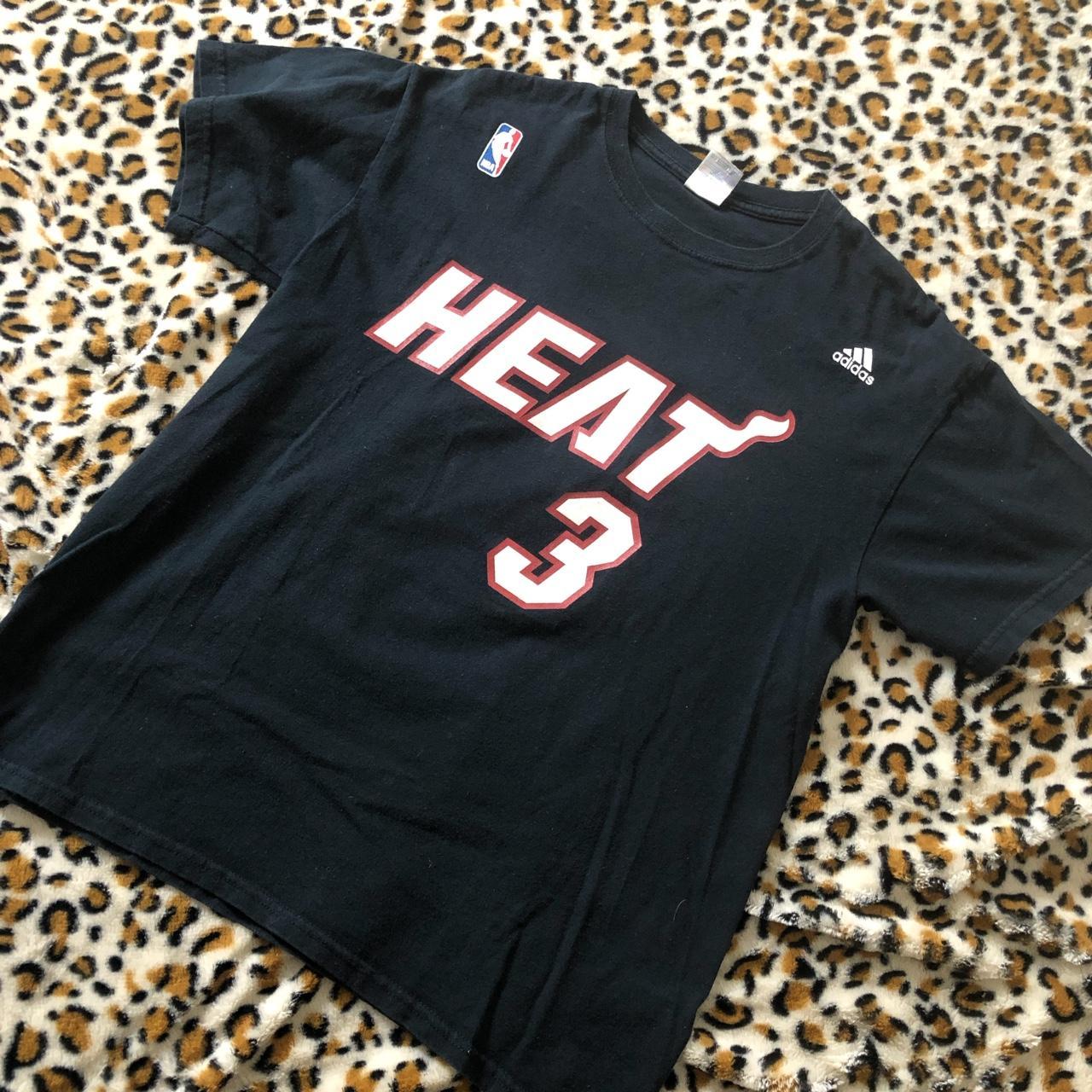 Miami heat wade jersey black - Depop