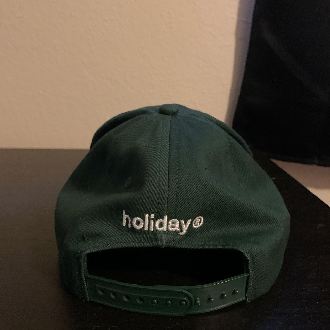Brockhampton Men's Green and White Hat (2)
