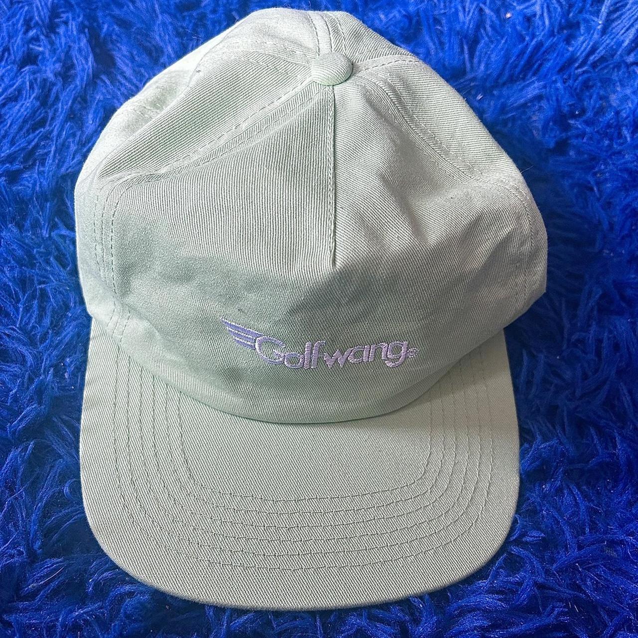 Golf Wang Men's Green Hat Depop