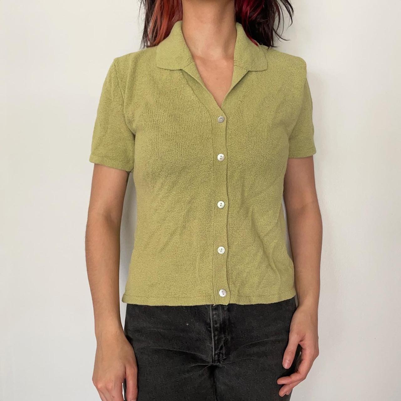 Women's Green Shirt Depop
