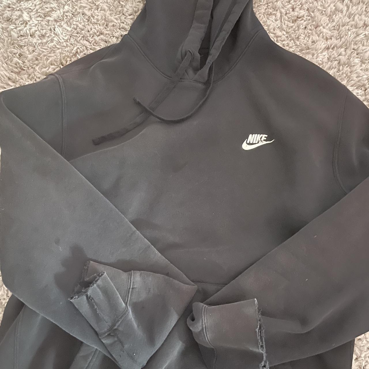 distressed nike sweatshirt