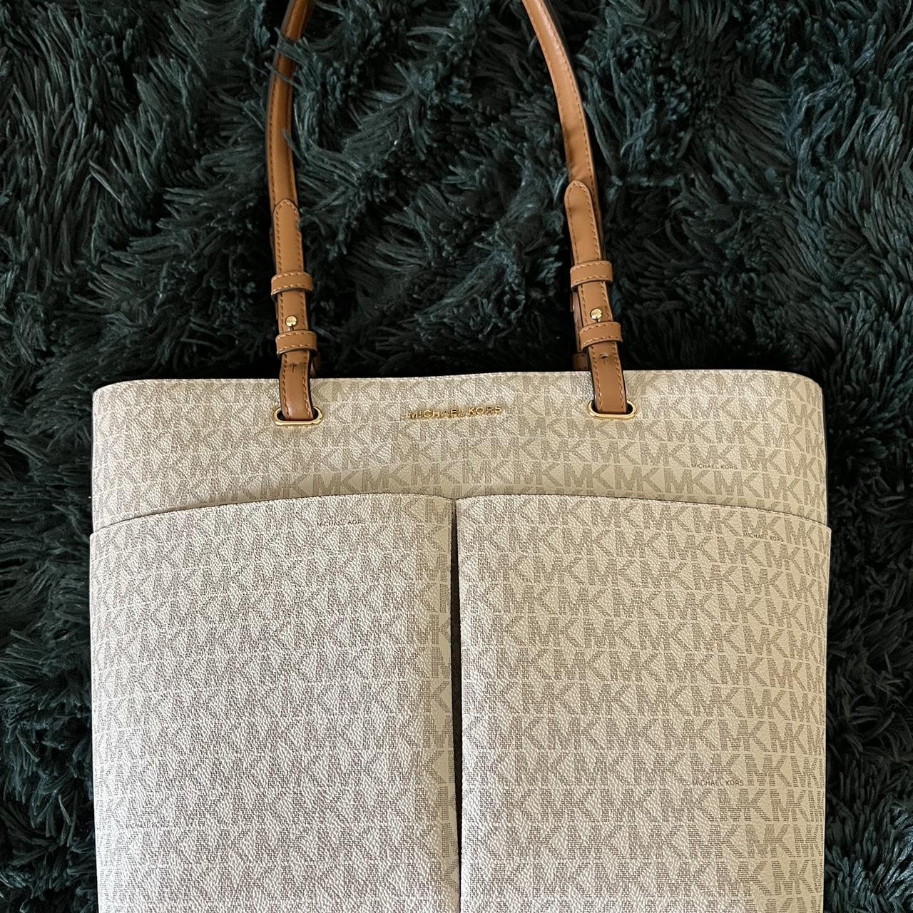 Michael Kors Women's Cream Bag | Depop