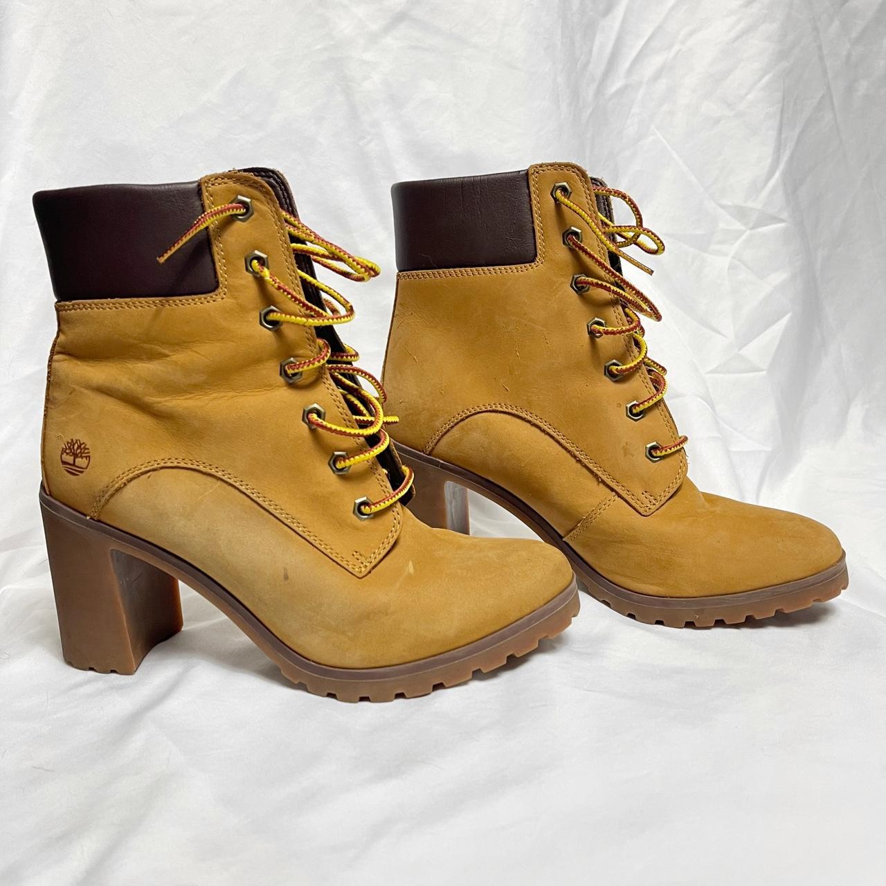 Timberland yellow best sale boots women