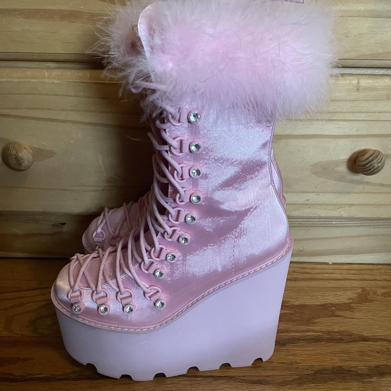 TRAITOR BOOTS - HOT PINK FUR 新品未使用 TRAITOR BOOTS - HOT PINK FUR 新品未使用