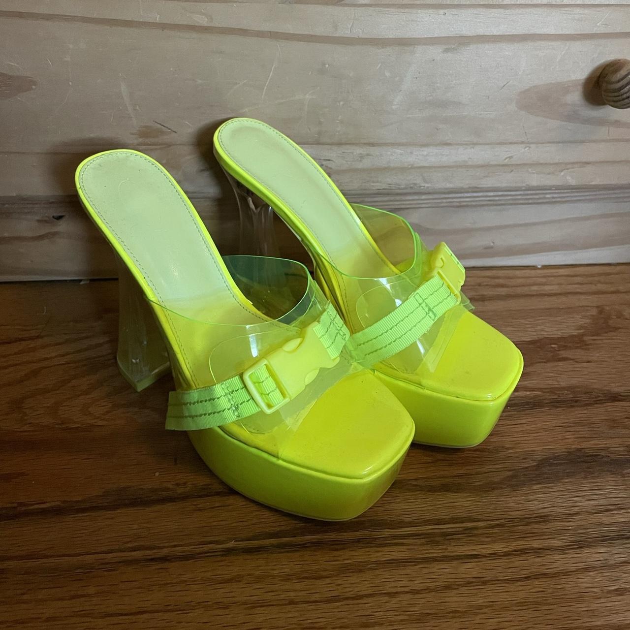 Dolls Kill Neon Rave Heels Size [Never Worn]