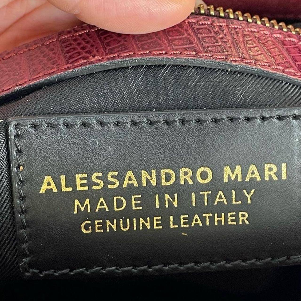 Alessandro mari red handbags hot sale