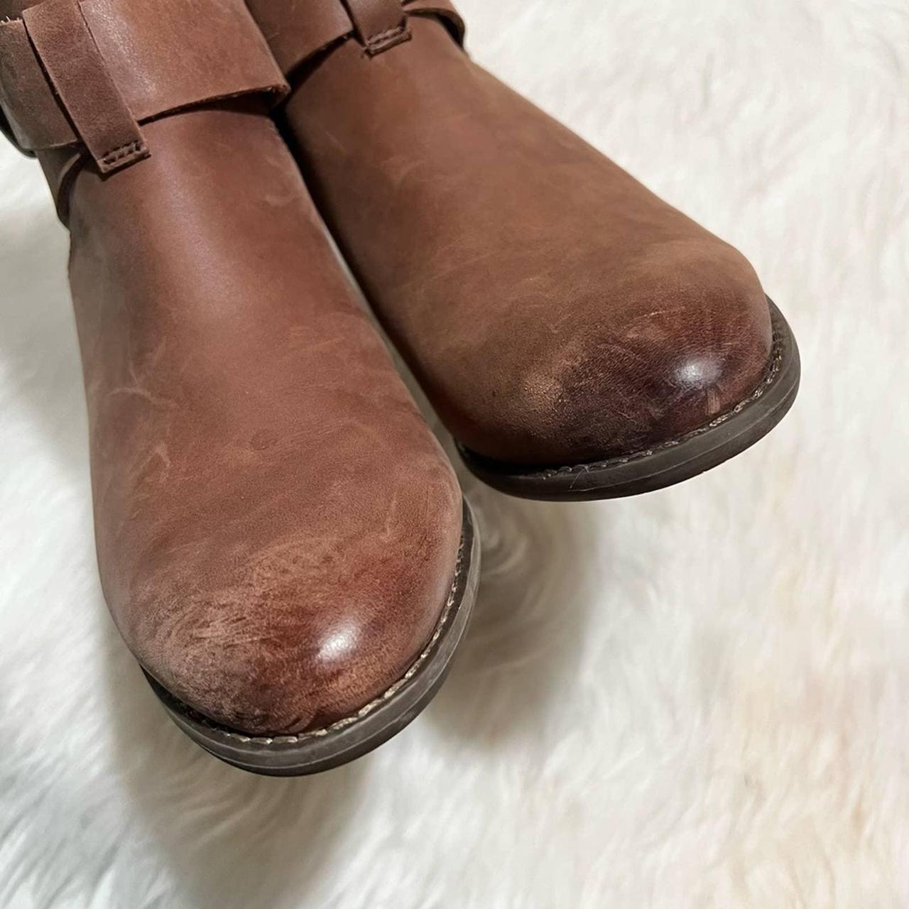 Vionic Rory Booties With Buckle Brown Size 6 Almond Depop