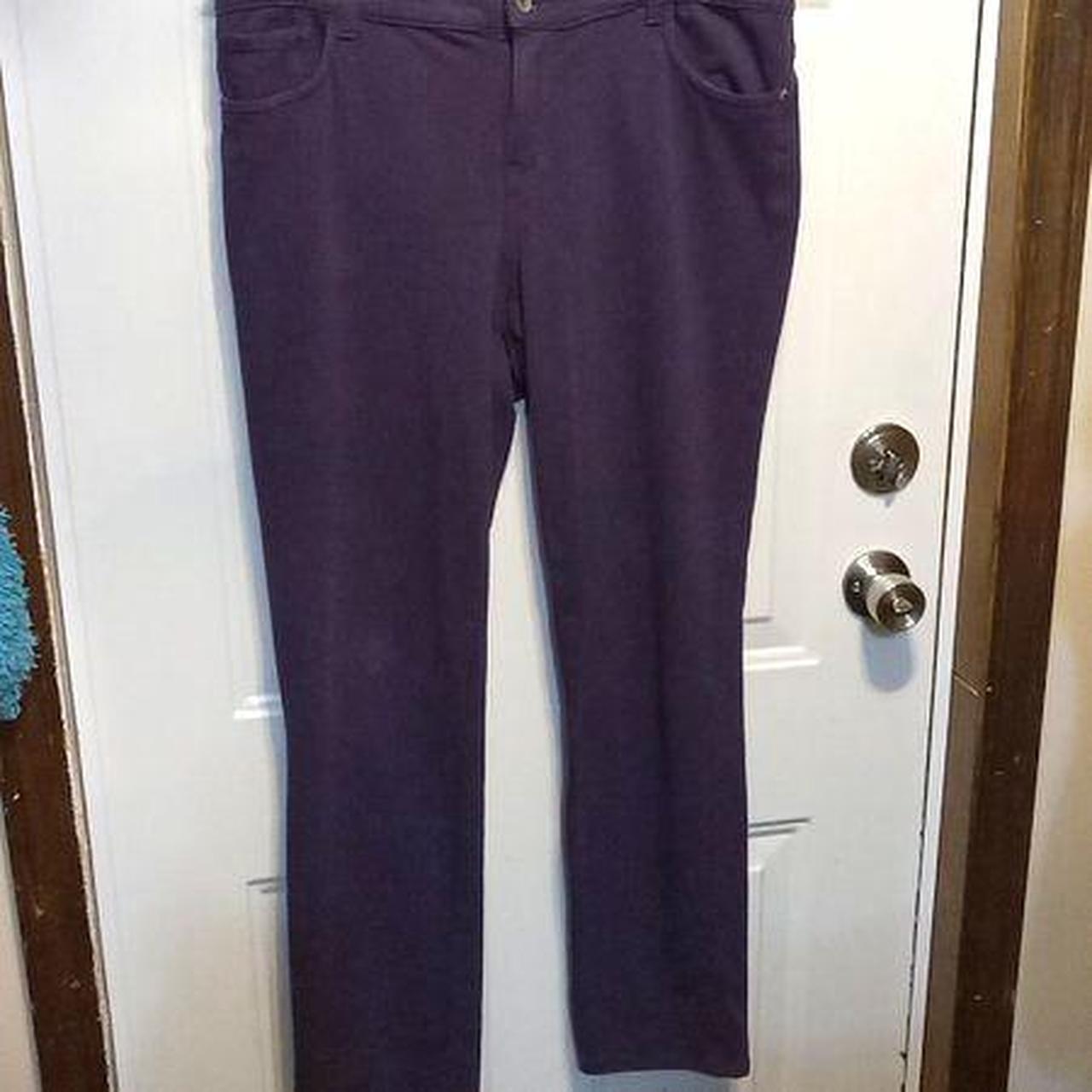 Buy Reserved women regular fit plain trouser pants purple Online | Brands  For Less