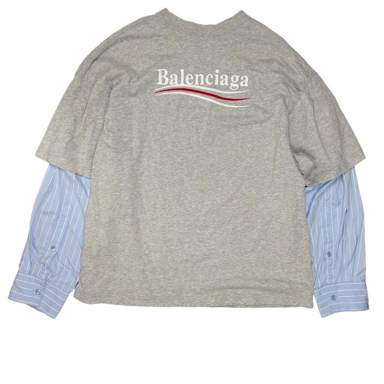 【BALENCIAGA】Political Campaign レイヤード ロングスリーブ Balenciaga political campaign layered T-shirt | Depop