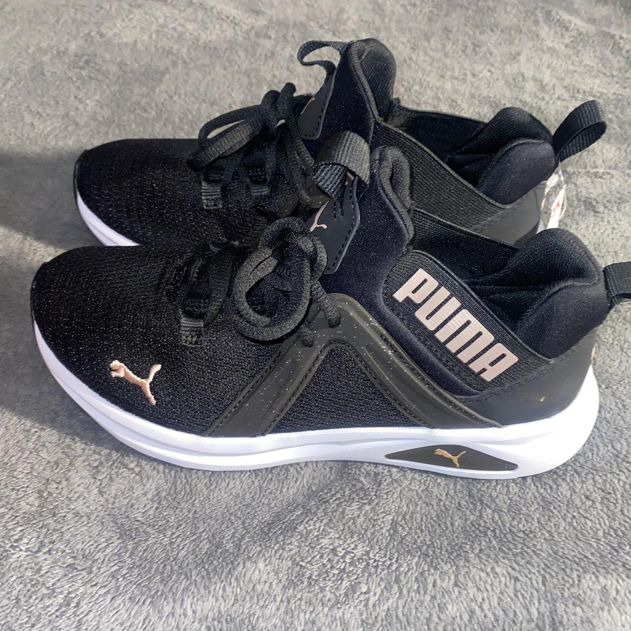 Puma Women's Black Trainers | Depop