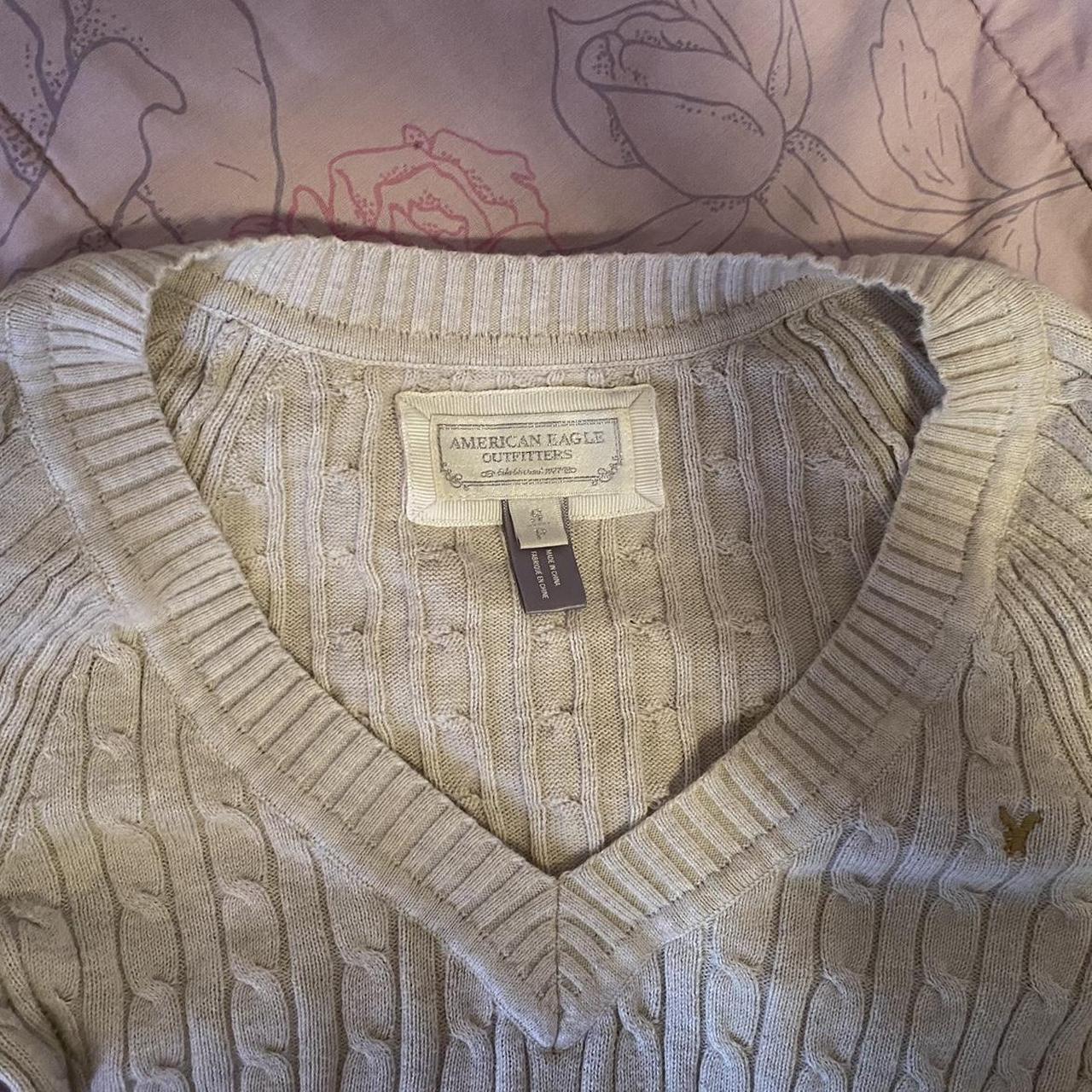 vintage american eagle v-neck sweater. such a... - Depop