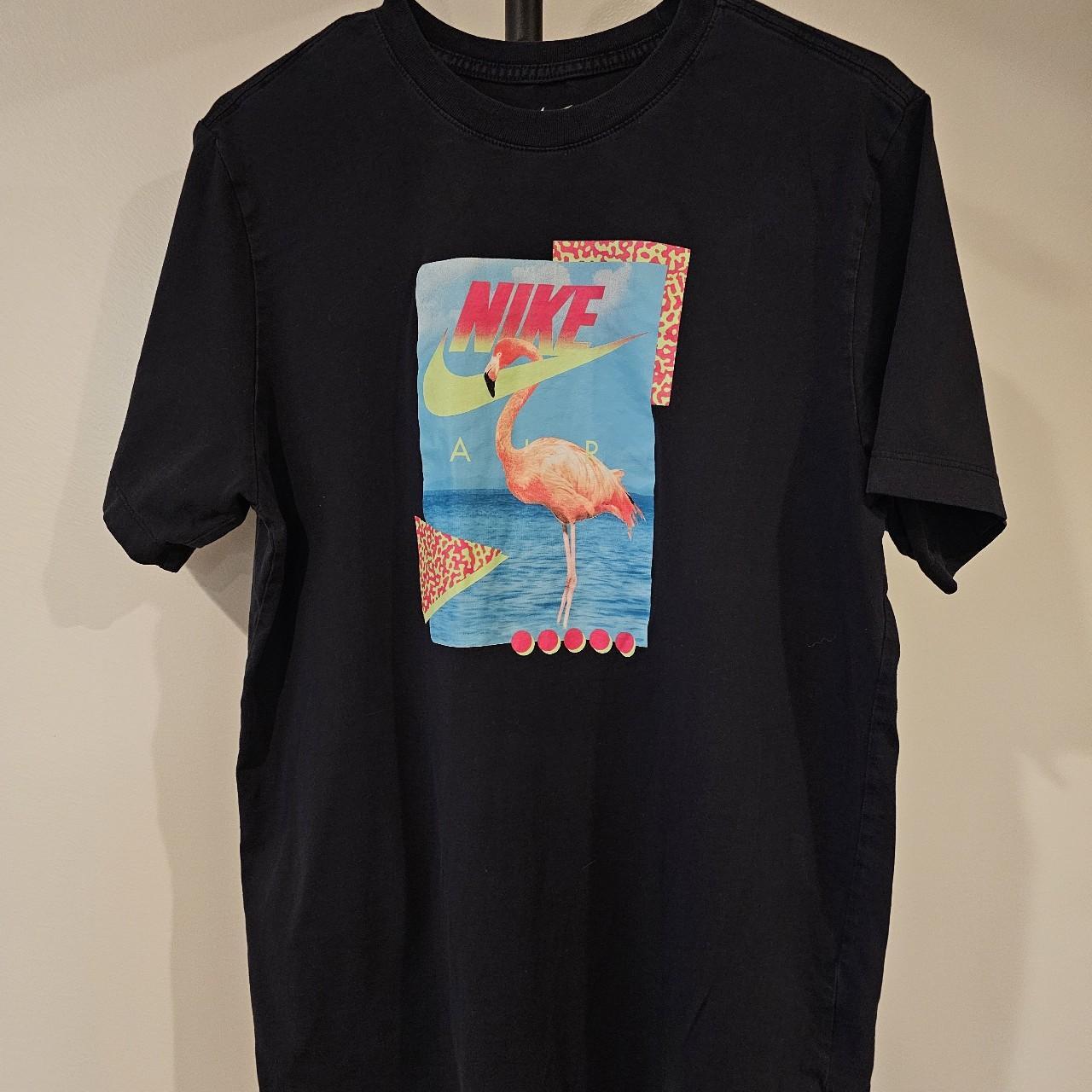 Y2k Nike Sportswear Beach Flamingo Neon Graphic Depop