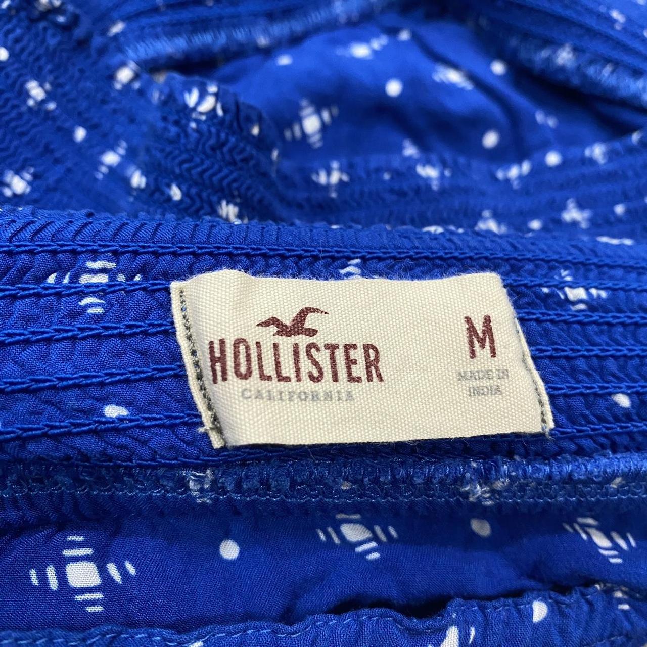 blue tube top purchased in 2014 from hollister |... - Depop