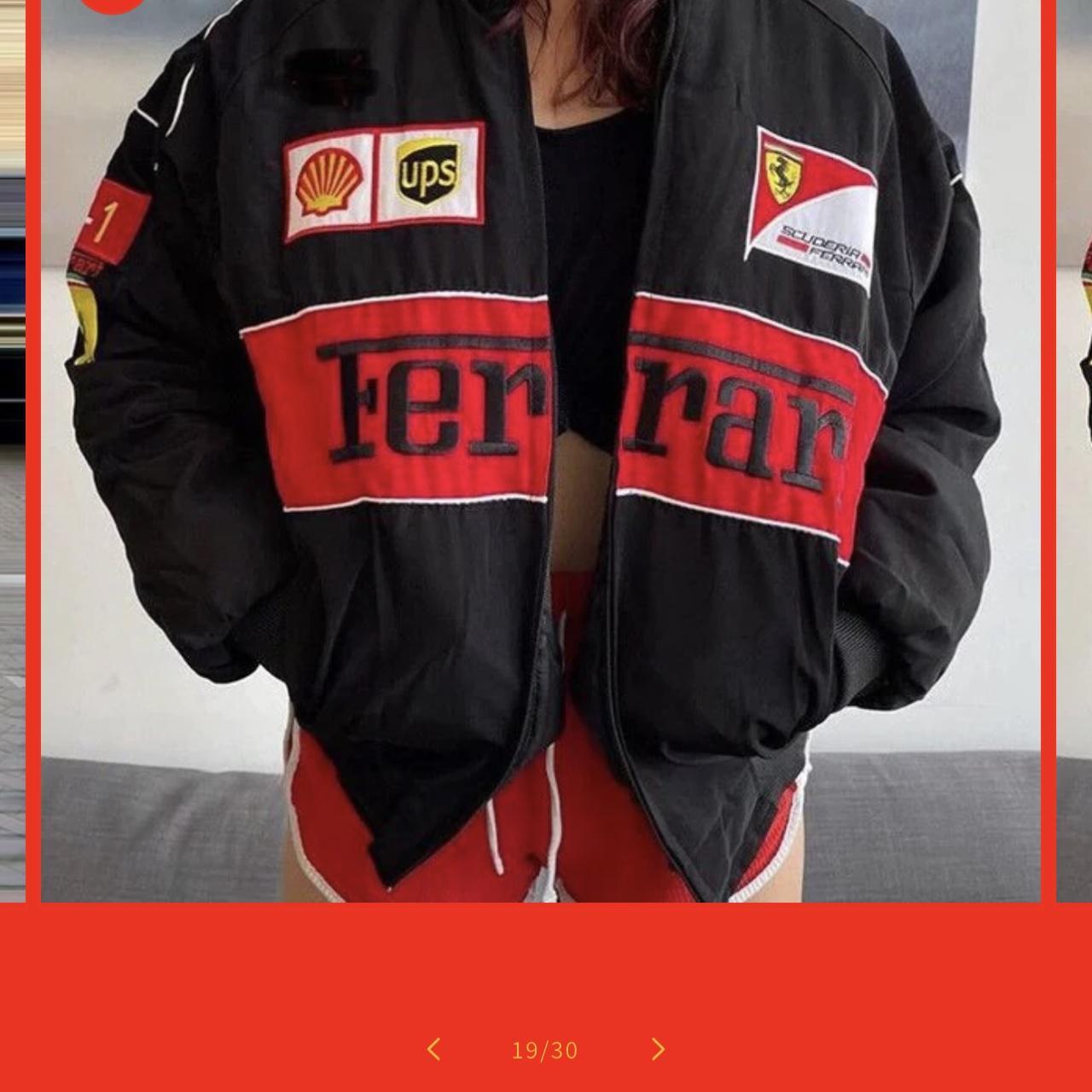 Race car jackets Comes in either red bull black,... - Depop