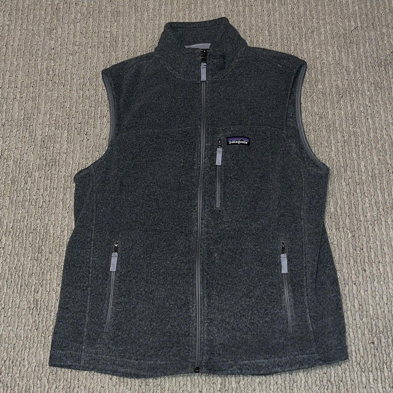 Patagonia Synchilla grey vest size medium. Great... - Depop