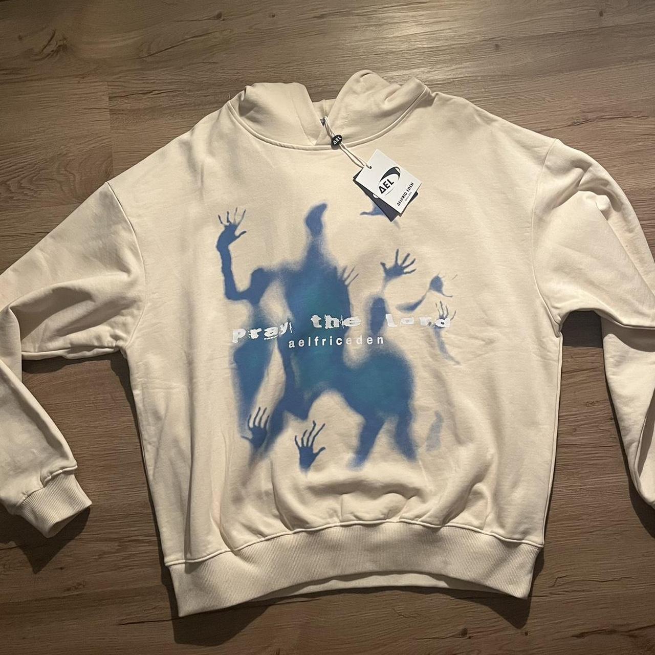 NWT Aelfric Eden abstraction shadow print hoodie... - Depop