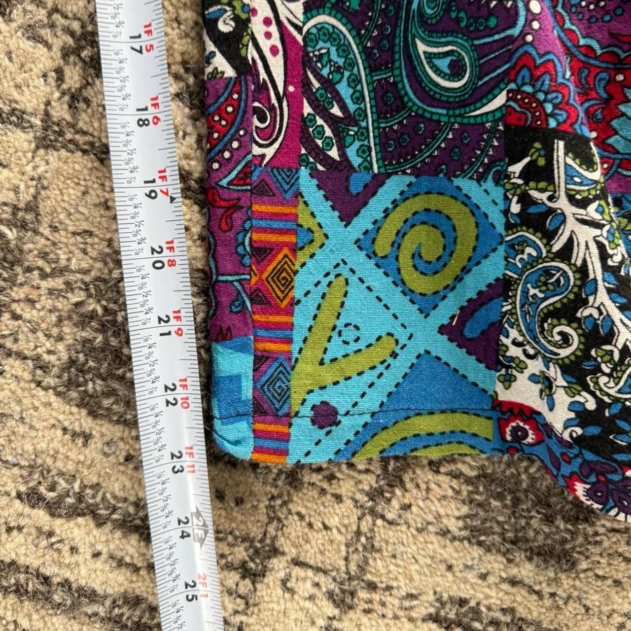 Women's Romper - Multi/Blue - L – Patchwork Color… - image 7