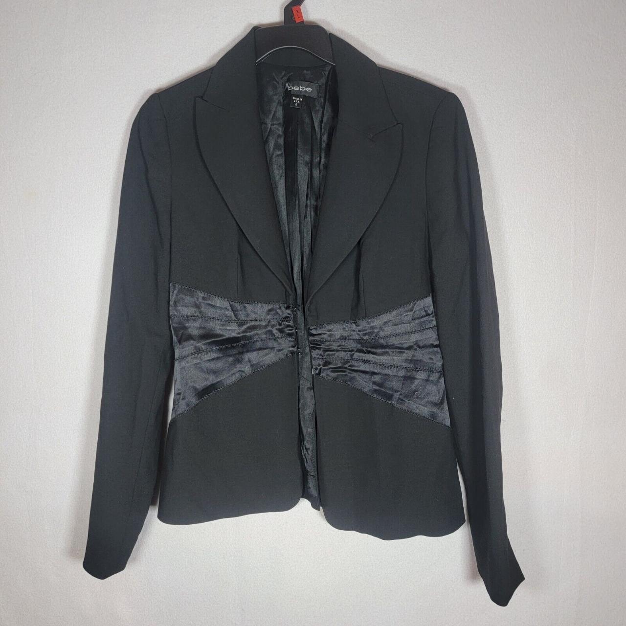 Bebe black outlet blazer