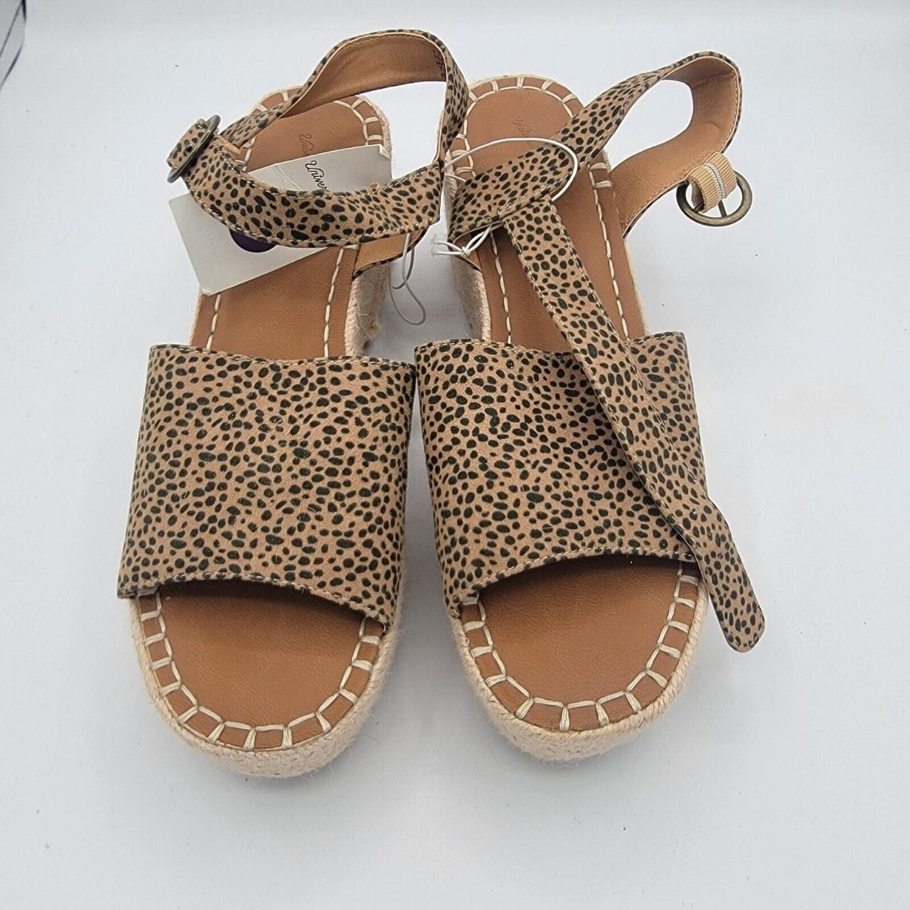 Leopard sandals hot sale size 11