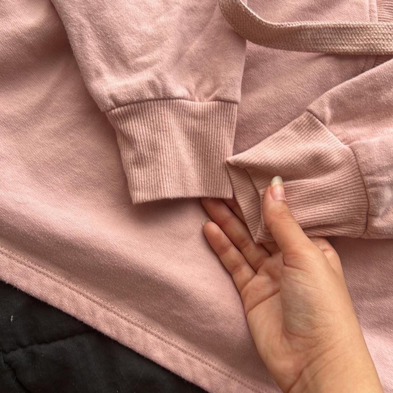 Dollskill Baby Pink Lace Up Sweater Sweatshirt... Depop