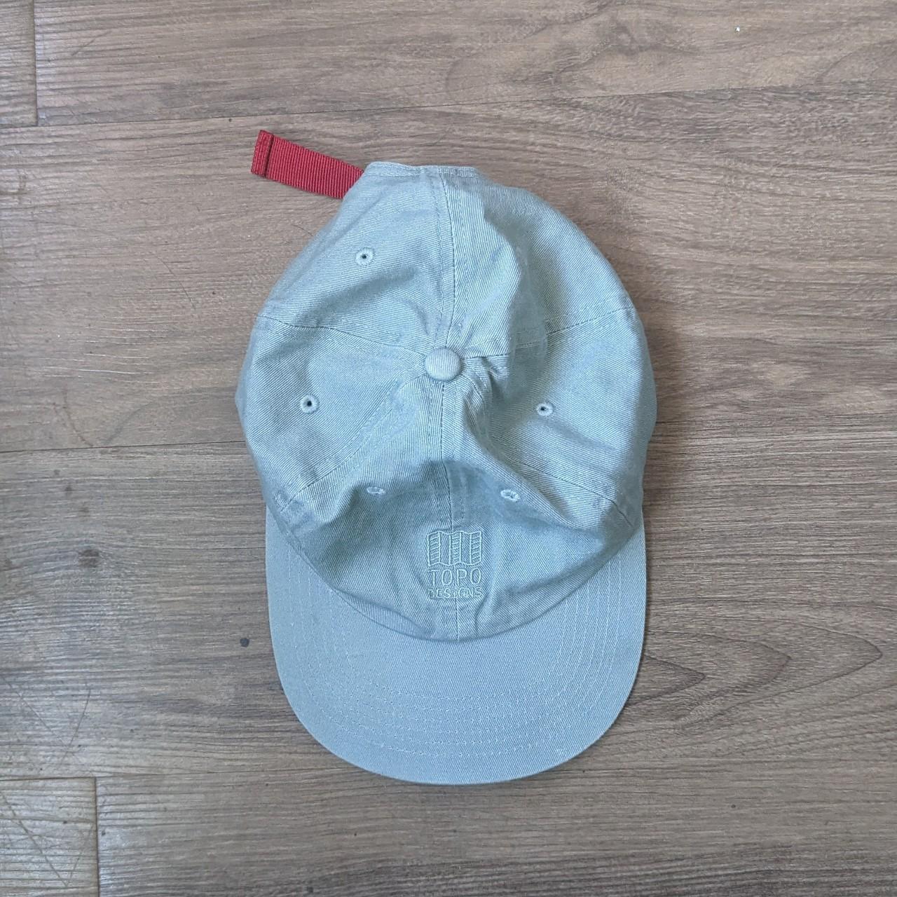 Topo Designs Men's Blue and Green Hat | Depop