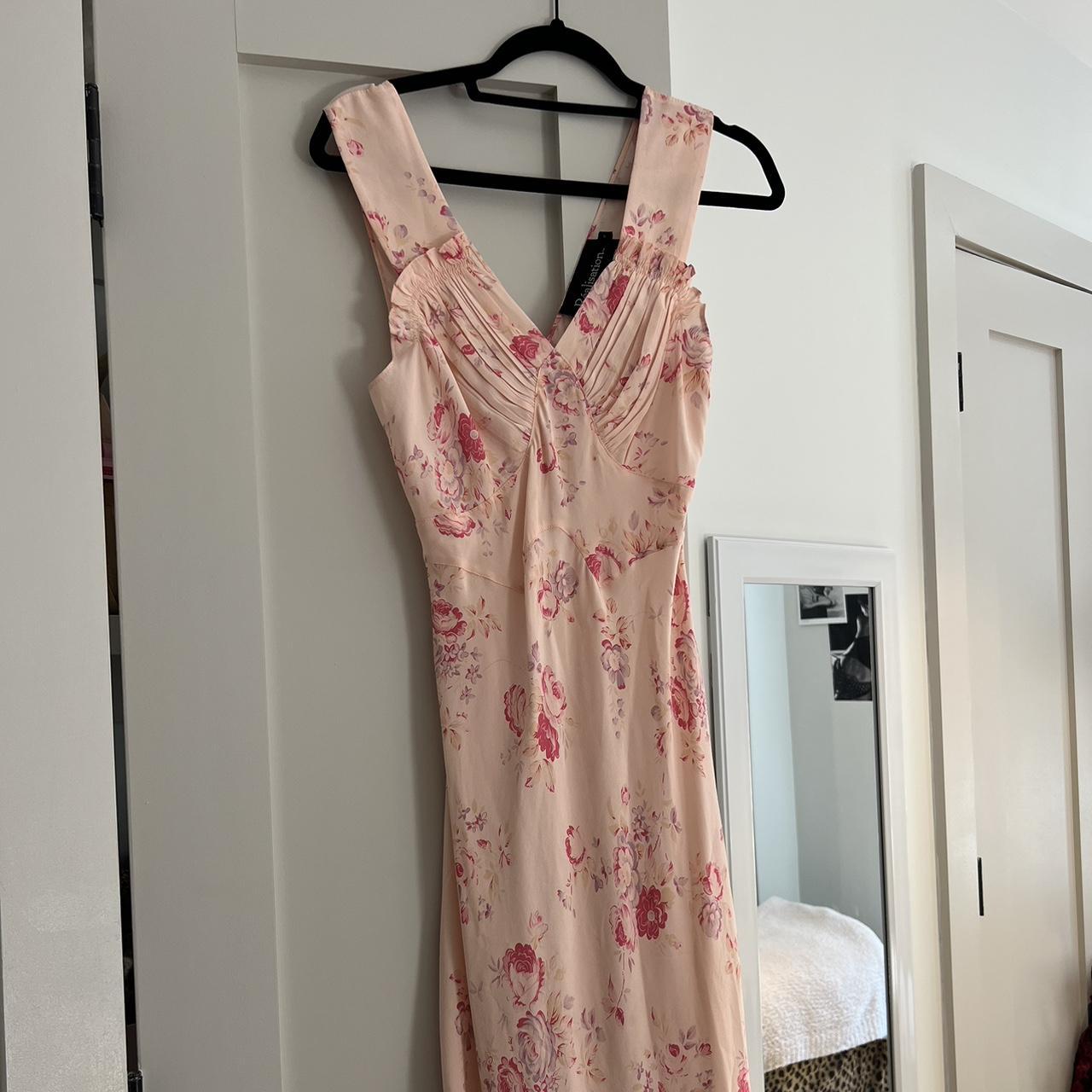 Réalisation Par Women's Pink Dress | Depop