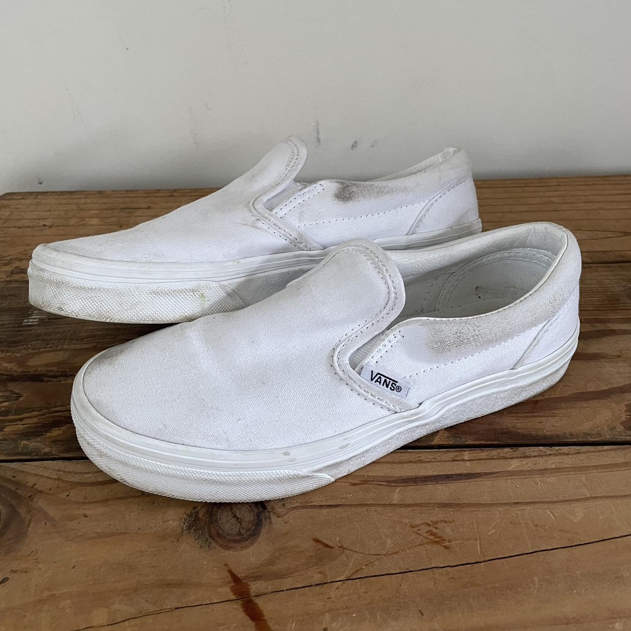 Childrens white vans best sale