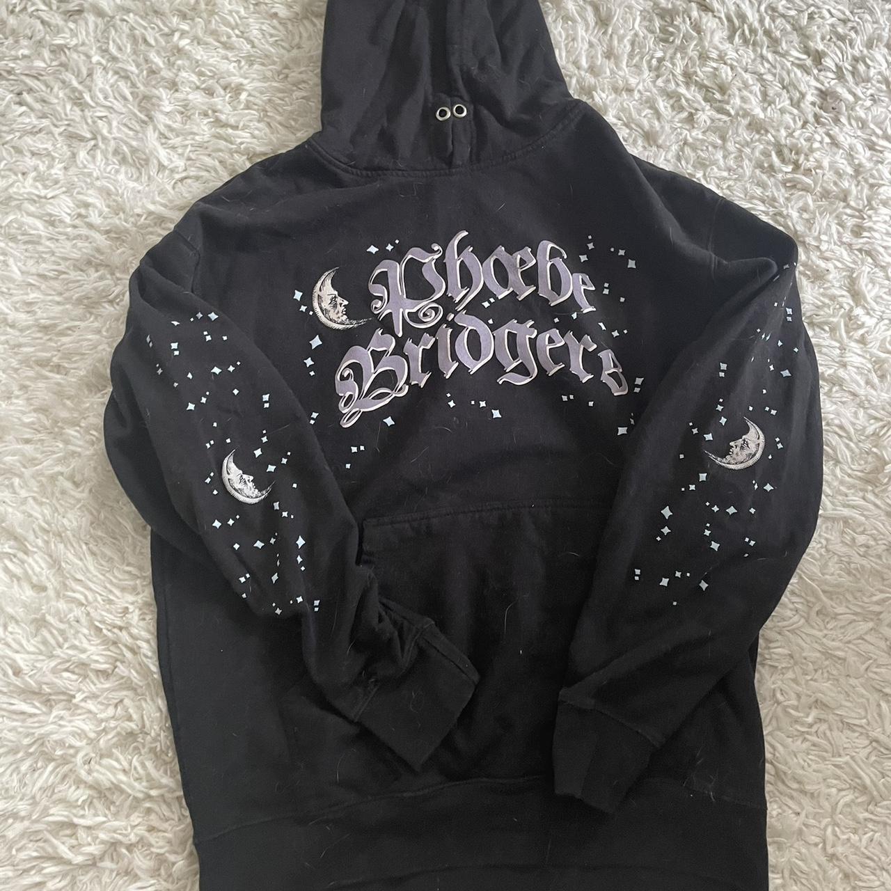 phoebe bridgers hoodie size large -used but good... - Depop