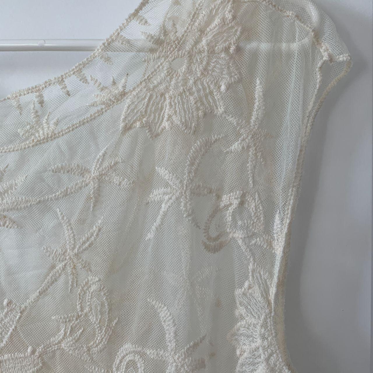 Source Unknown Women's Top - Cream/White - 0 – Sm… - image 3