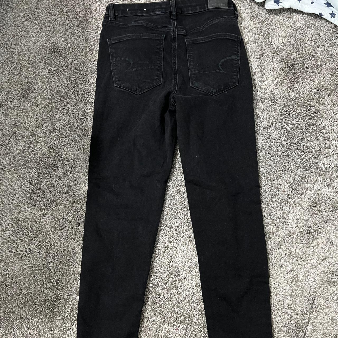 American Eagle Outfitters Women's Black Jeans Depop