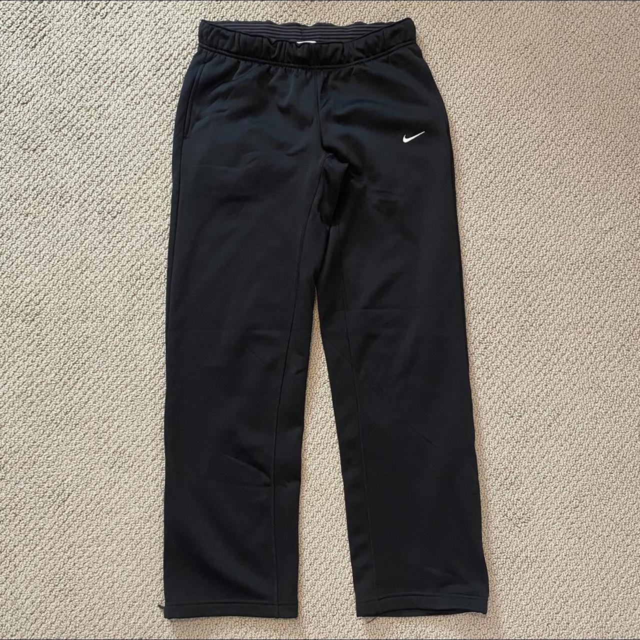 Nike Fleece Sweatpants Therma fit Good condition... - Depop