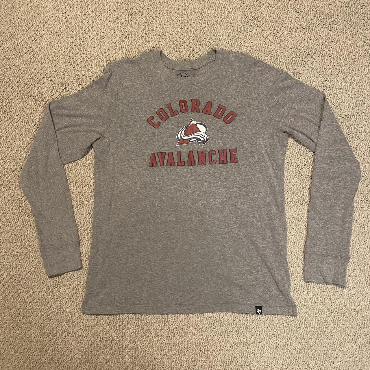 Colorado Avalanche 47 Brand Long Sleeve T Shirt Good - Depop