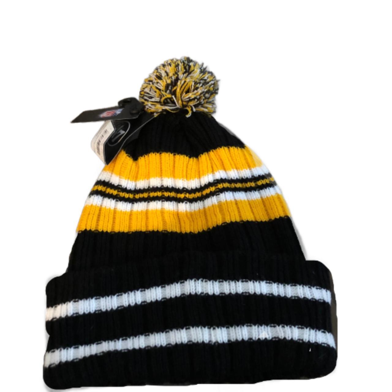 Pittsburgh Steelers '47 Honepatch Pom Knit Hat