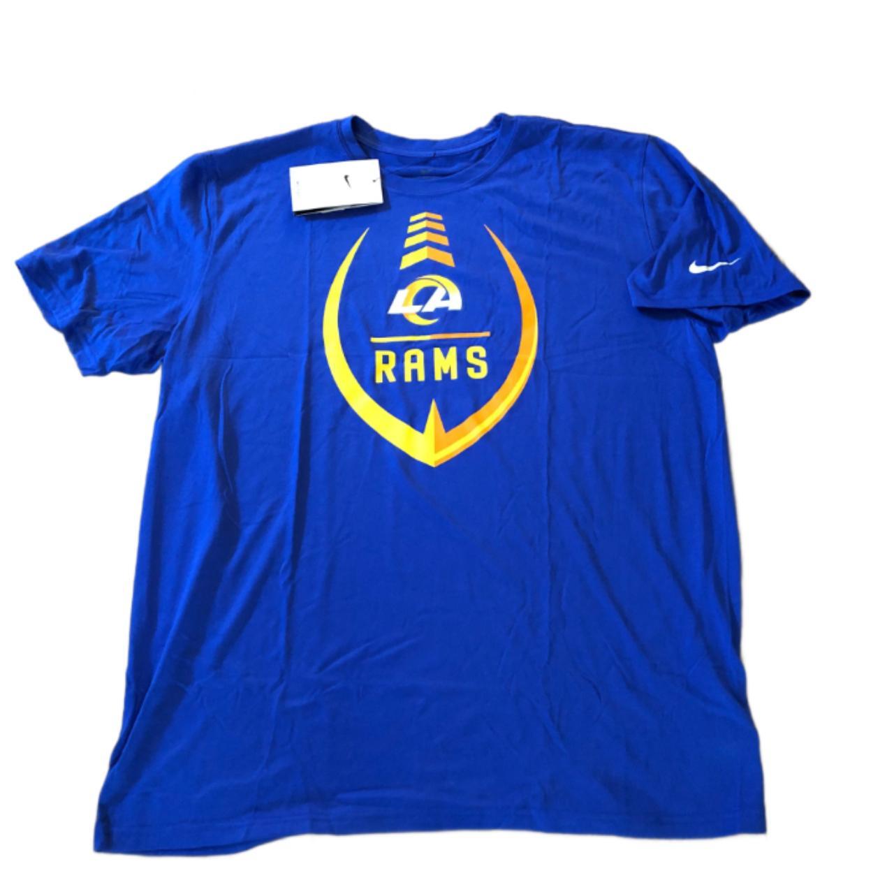 Nike Dri-Fit NFL Los Angeles Rams T Shirt. Men Size - Depop