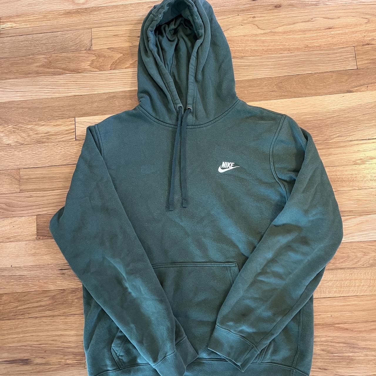 mens nike hoodie green