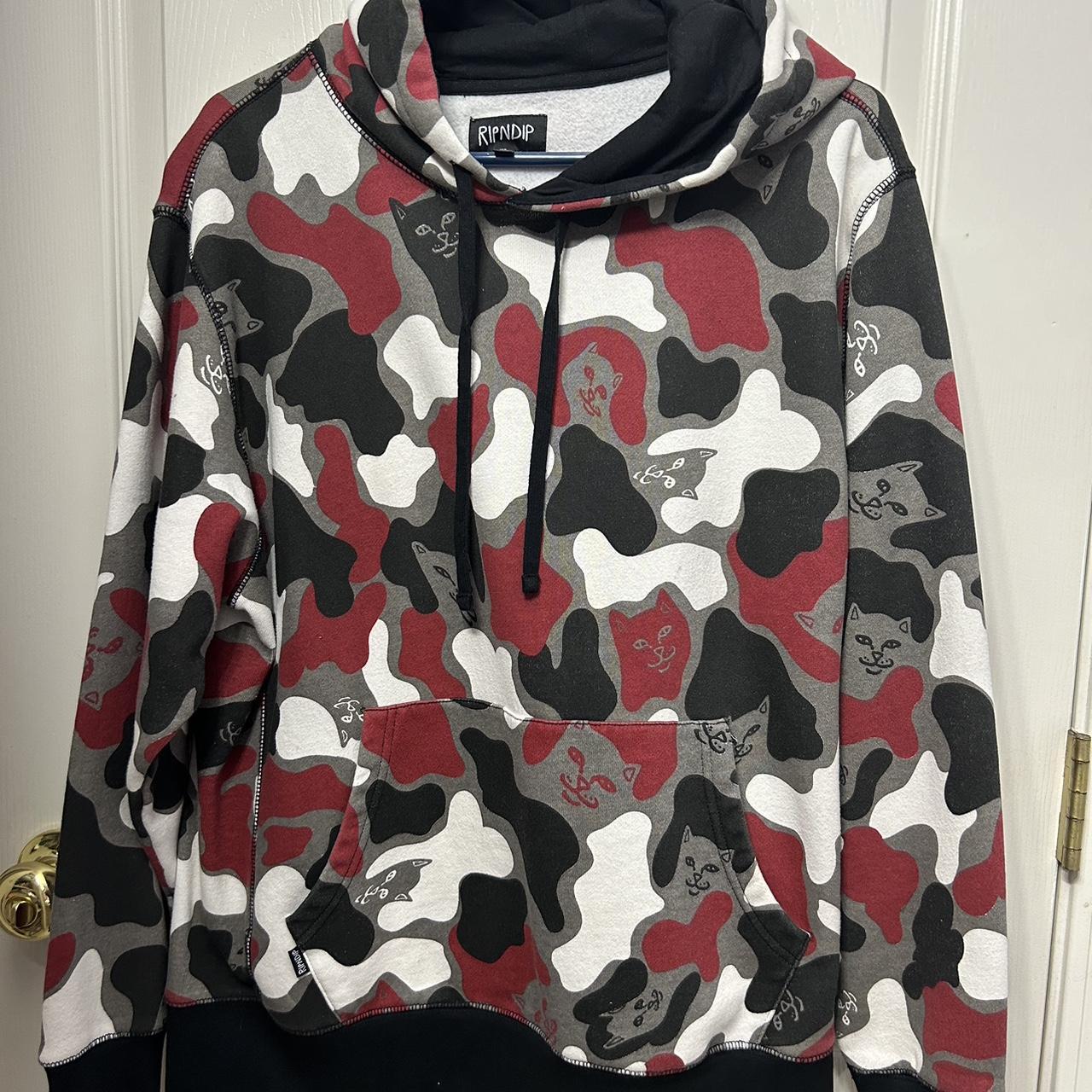 RipNDip Red Camo Lord Nermal hoodie size men s. Depop