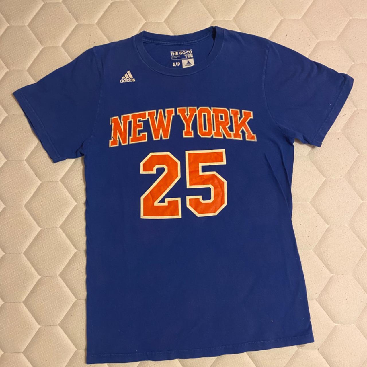 adidas, Shirts, Derrick Rose Retro Knicks Jersey
