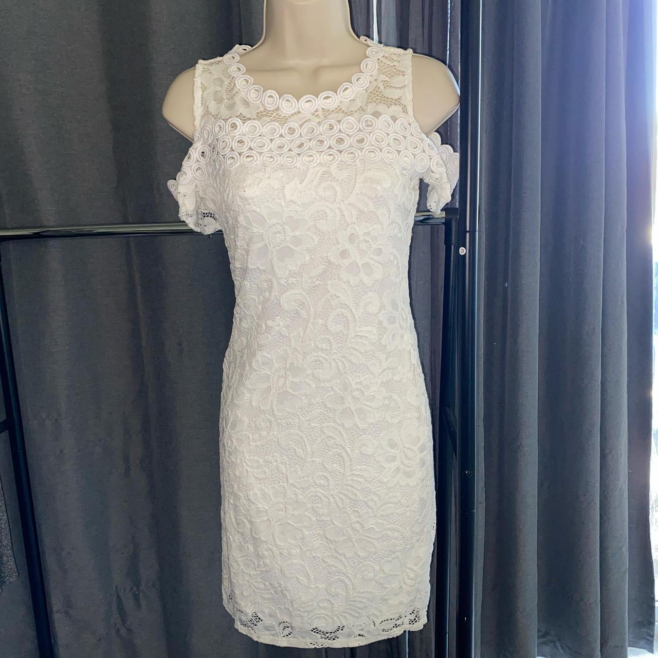 Size small ambience white lace layered dress