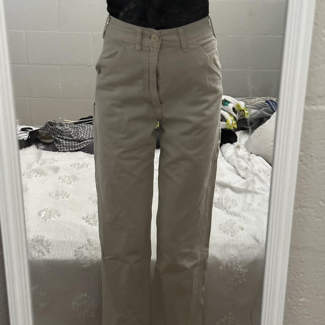 brandy khaki cargos Depop