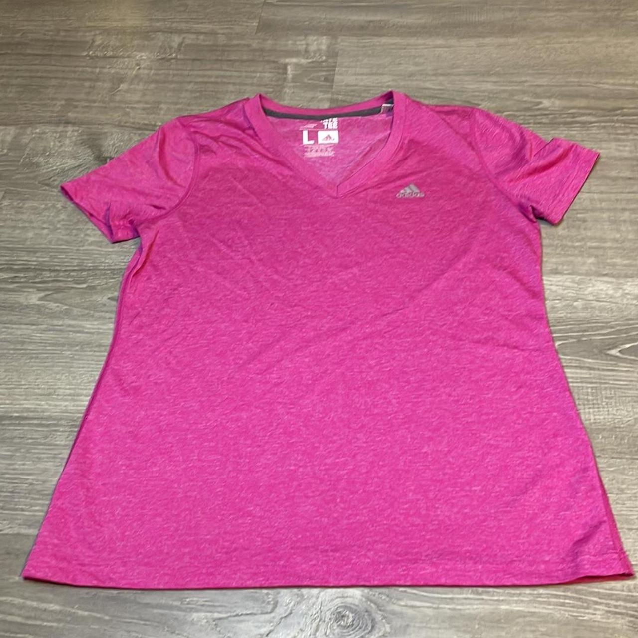 Adidas Women's Ultimate V-Neck Climalite Short Sleeve T-Shirt