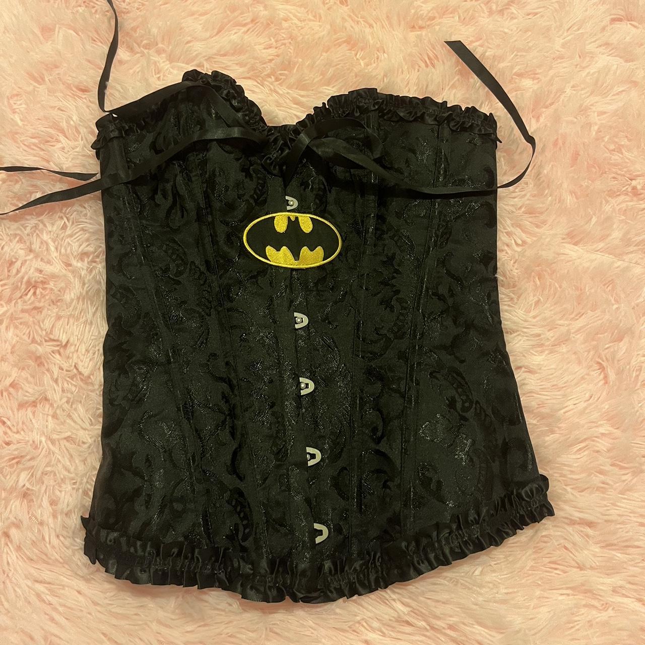 Batman corset or whole outfit with skirt and mask... - Depop