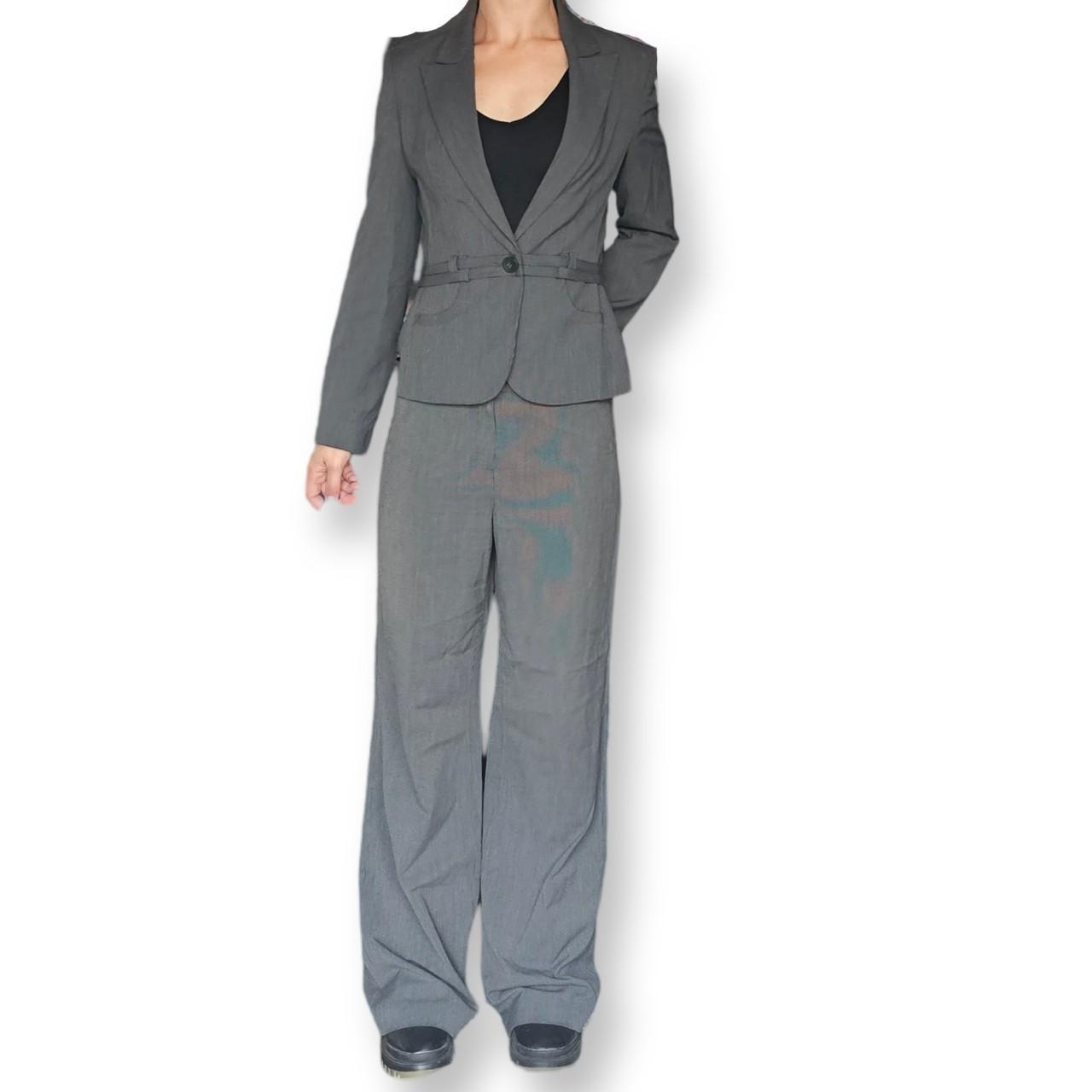 スーツ   Women Suit Jackets K20K208080P68 Grey Amazon.com: Le Suit Women's Jacket/Skirt Suit, Grey, 18