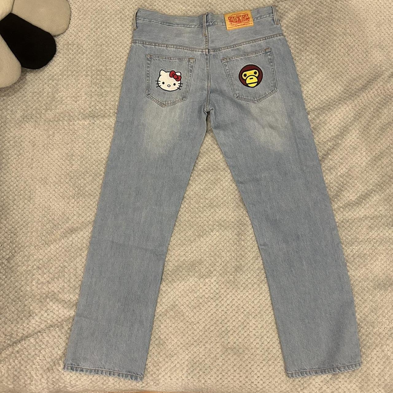 Bape x Hello kitty jeans 36