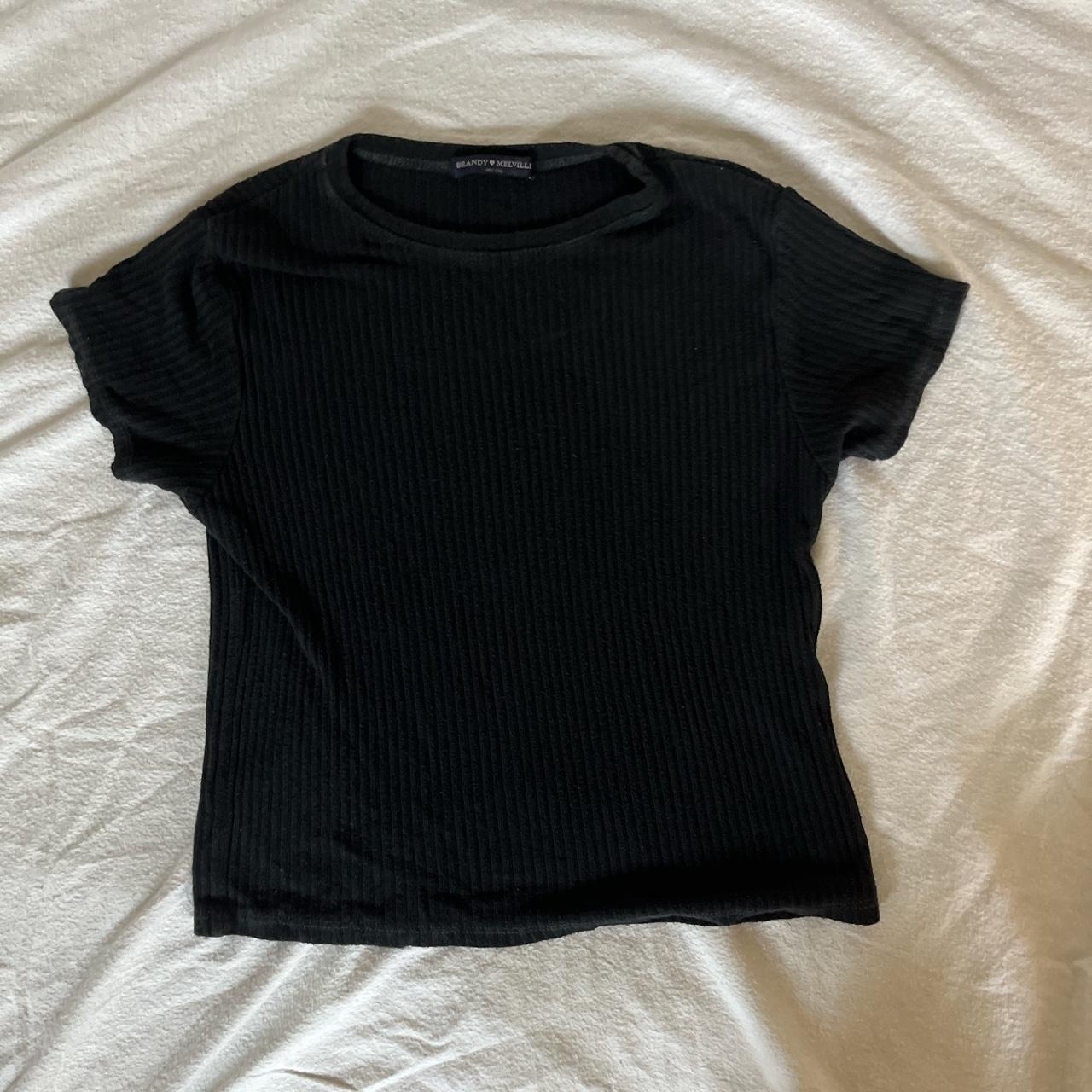 Basic brandy form fitting tee. super soft and... - Depop