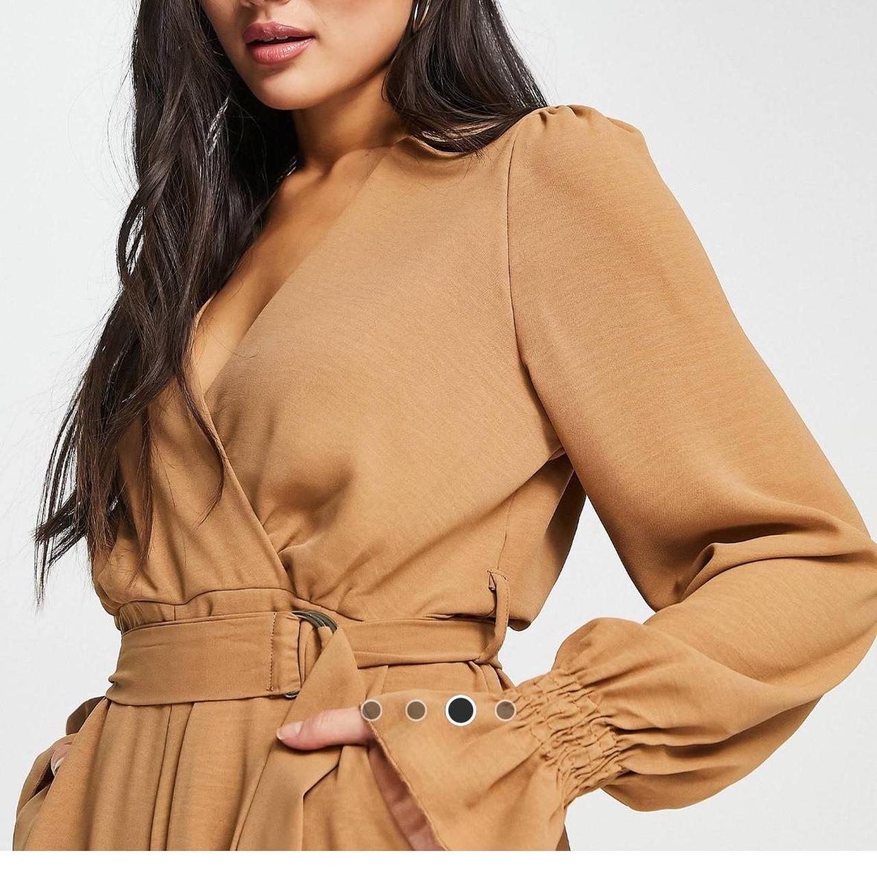 Ax paris mocha jumpsuit on sale