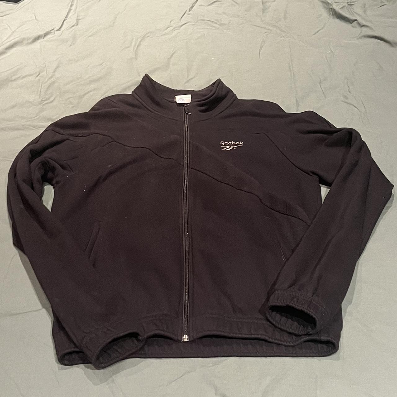 Reebok Men's Black Jacket | Depop