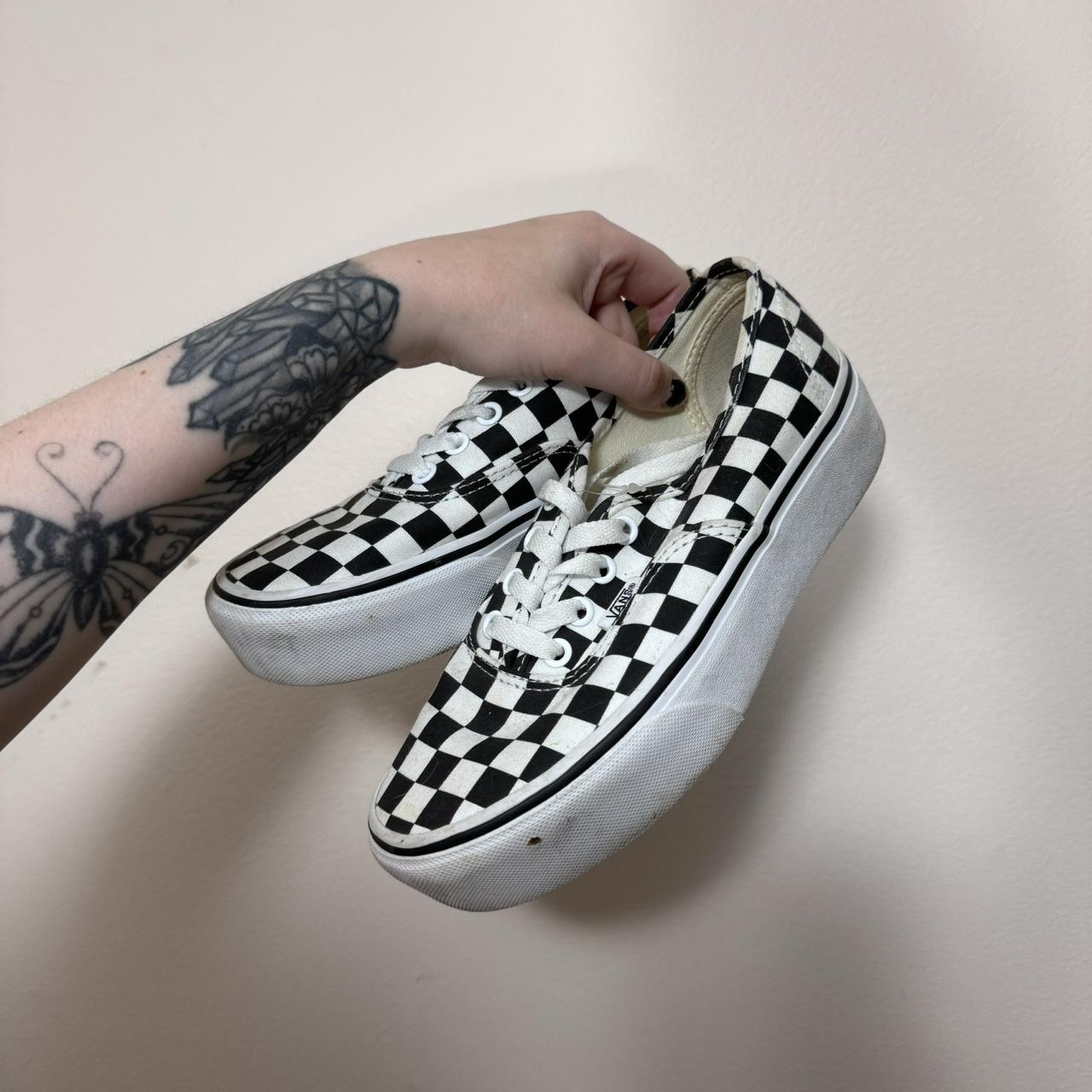 checkered vans